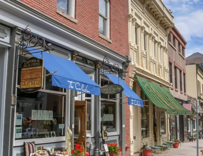 Shopping in Telluride, Colorado