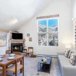 telluride double diamond  living room view