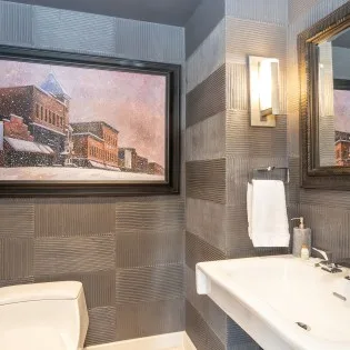 plaza tower mountain village powder room