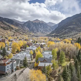 10.0 spritz house telluride drone view