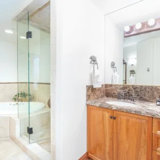 Telluride Pine Meadows  Guest Bathroom