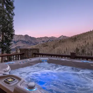 14 telluride two trails hot tub