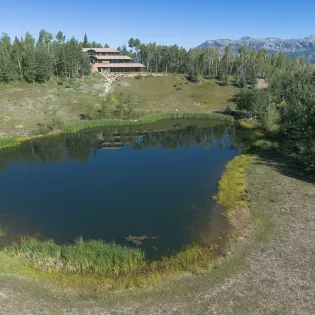 15.3 turkey creek telluride drone close lake