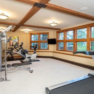 alpenglow mountain village vacation rental gym