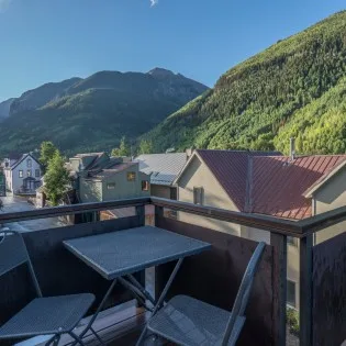 Telluride Skyline at Meribel Living Deck View