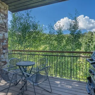 2.0 terraces 1301 telluride vacation rental deck bbq view1