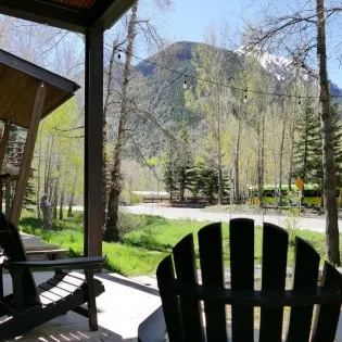 telluride parkside retreat front deck chairs