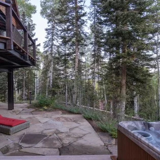 alpenglow mountain village vacation rental patio