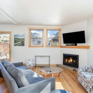 telluride loft at livery living room