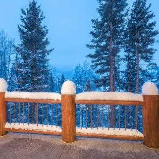 telluride prospect falls living room balcony