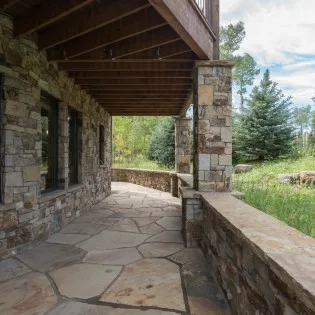 mountain village pinnacle stone patio