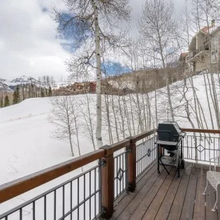 Telluride Pine Meadows  Living Level Deck