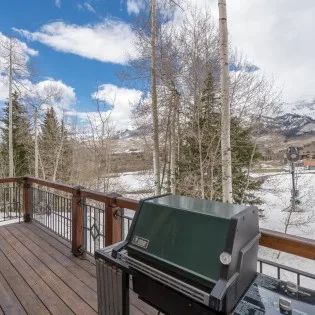 Telluride Pine Meadows  Living Level Deck Reverse