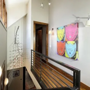 telluride parkside retreat upstairs art