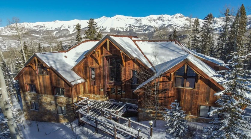 alpenglow mountain village vacation rental winter exterior