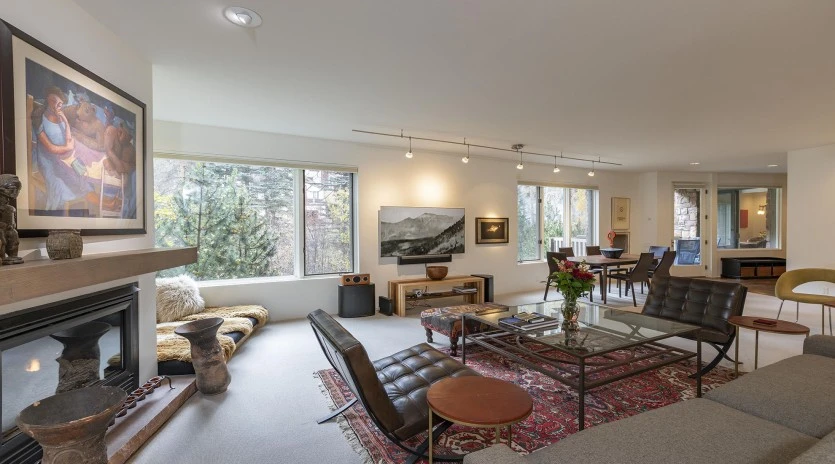 telluride rivers edge retreat living room