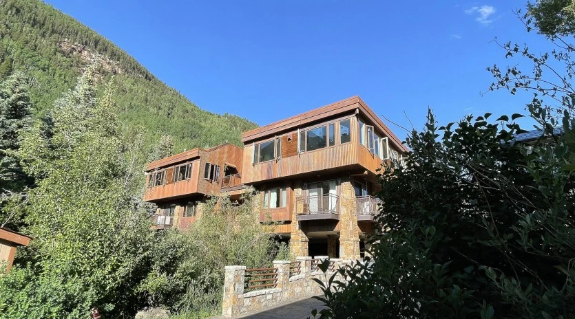 telluride downtown modern creekside exterior