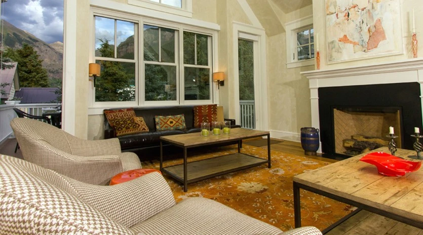 Telluride Spruce House Living Room