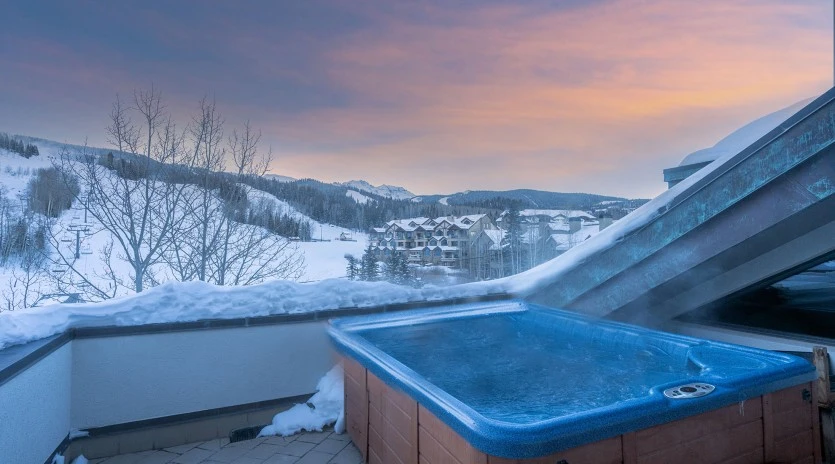 2.4 plaza tower mountain village hot tub