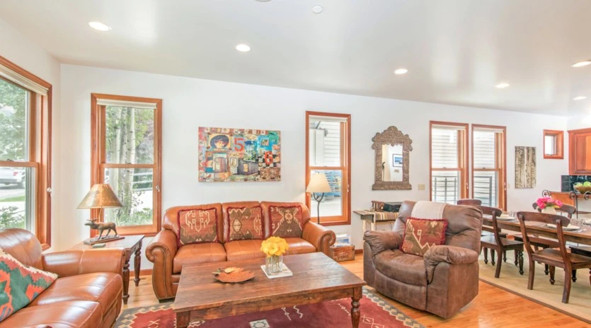 Telluride Pacific Street Townhouse  Living Area