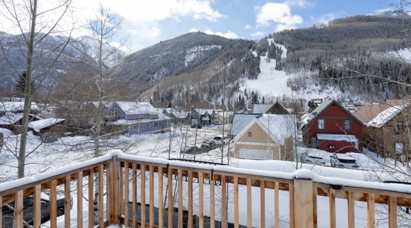 telluride top town deck view