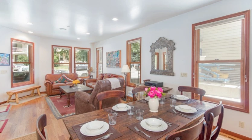 Telluride Pacific Street Townhouse  Dining Area