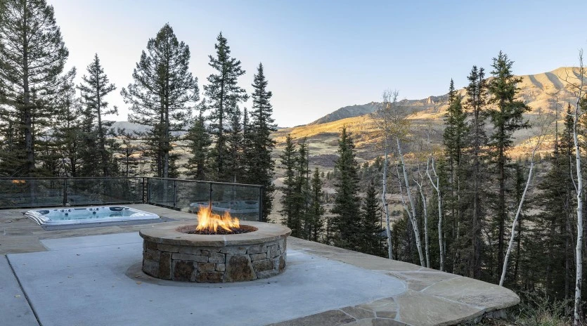 mountain village overlook haus lower fire pit hot tub