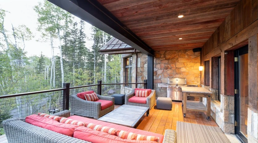 alpenglow mountain village vacation rental deck